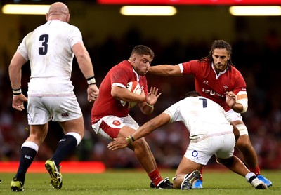 170819 - Wales v England - Under Armour Summer Series - Nicky Smith of Wales