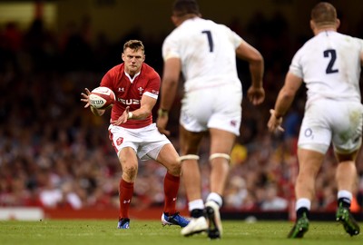 170819 - Wales v England - Under Armour Summer Series - Dan Biggar of Wales