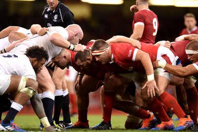 170819 - Wales v England - Under Armour Summer Series - Wyn Jones of Wales