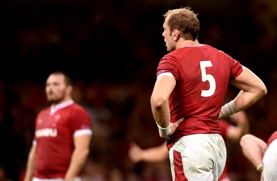 170819 - Wales v England - Under Armour Summer Series - Alun Wyn Jones of Wales 