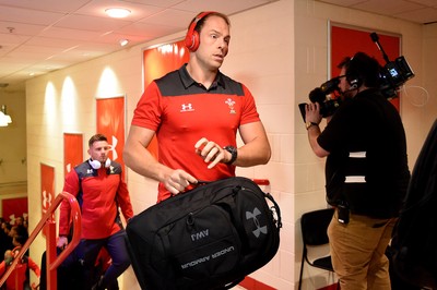 170819 - Wales v England - Under Armour Summer Series - Alun Wyn Jones of Wales