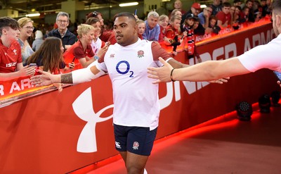 170819 - Wales v England - Under Armour Summer Series - Kyle Sinckler of England