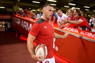 170819 - Wales v England - Under Armour Summer Series - Gareth Davies of Wales