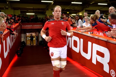 170819 - Wales v England - Under Armour Summer Series - Alun Wyn Jones of Wales