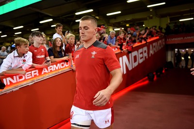 170819 - Wales v England - Under Armour Summer Series - Jonathan Davies of Wales