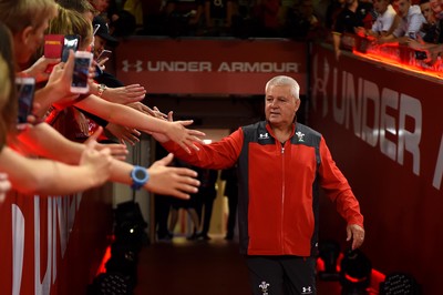 170819 - Wales v England - Under Armour Summer Series - Wales head coach Warren Gatland