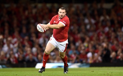 170819 - Wales v England - Under Armour Summer Series - Ken Owens of Wales