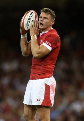 170819 - Wales v England - RWC Warm Up - Under Armour Summer Series - Dan Biggar of Wales