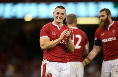 170819 - Wales v England - RWC Warm Up - Under Armour Summer Series - Jonathan Davies of Wales