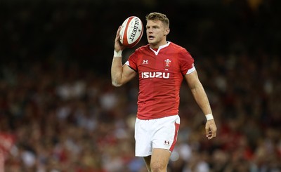 170819 - Wales v England - RWC Warm Up - Under Armour Summer Series - Dan Biggar of Wales