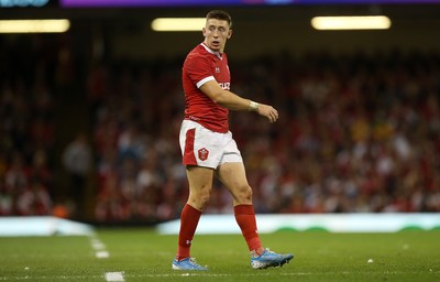 170819 - Wales v England - RWC Warm Up - Under Armour Summer Series - Josh Adams of Wales