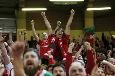 170819 - Wales v England - RWC Warm Up - Under Armour Summer Series - Wales fans celebrate