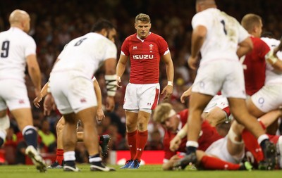 170819 - Wales v England, Under Armour Summer Series 2019 - Dan Biggar of Wales 