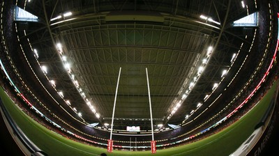 170819 - Wales v England, Under Armour Summer Series 2019 - A general view of the Principality Stadium during the match