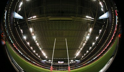 170819 - Wales v England, Under Armour Summer Series 2019 - A general view of the Principality Stadium during the match