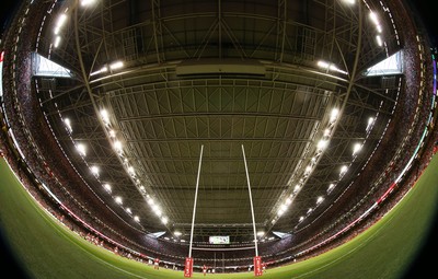 170819 - Wales v England, Under Armour Summer Series 2019 - A general view of the Principality Stadium during the match