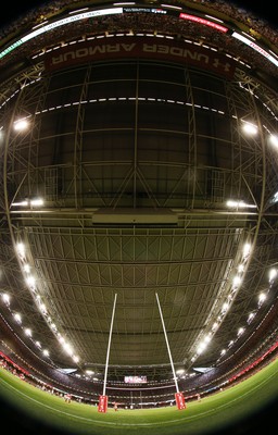 170819 - Wales v England, Under Armour Summer Series 2019 - A general view of the Principality Stadium during the match