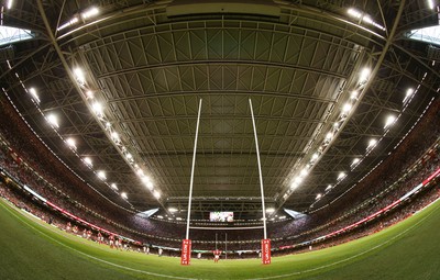 170819 - Wales v England, Under Armour Summer Series 2019 - A general view of the Principality Stadium during the match