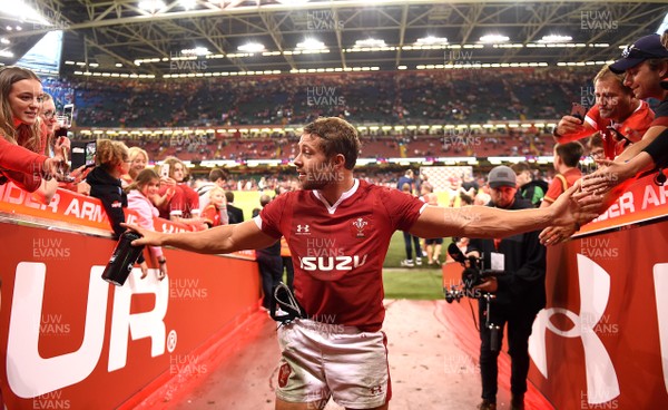 170819 - Wales v England - Under Armour Summer Series - Leigh Halfpenny of Wales at the end of the game