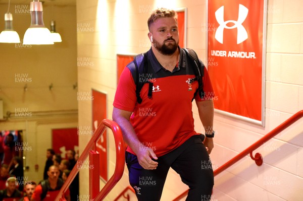 170819 - Wales v England - Under Armour Summer Series - Tomas Francis of Wales