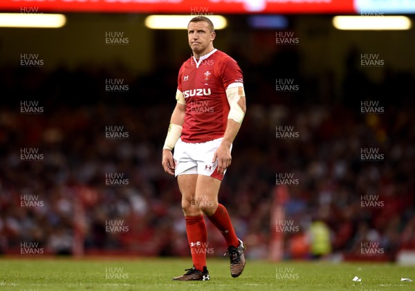 170819 - Wales v England - Under Armour Summer Series - Hadleigh Parkes of Wales