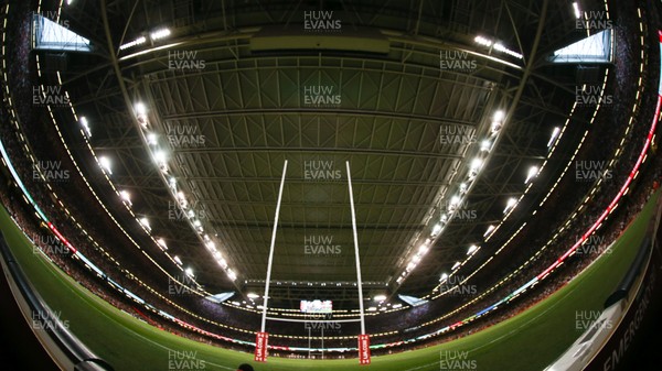 170819 - Wales v England, Under Armour Summer Series 2019 - A general view of the Principality Stadium during the match
