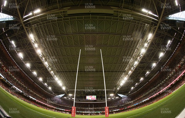 170819 - Wales v England, Under Armour Summer Series 2019 - A general view of the Principality Stadium during the match
