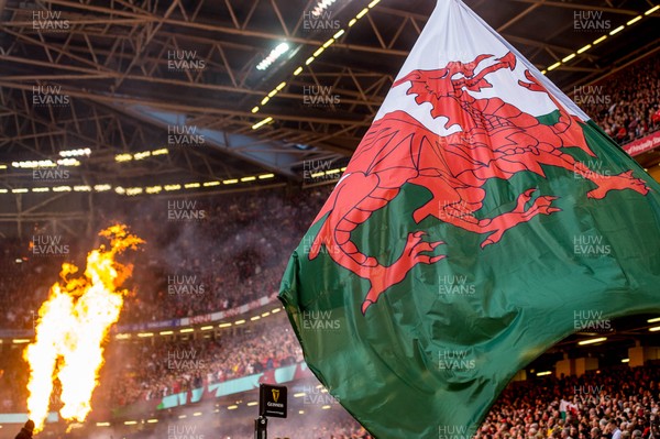 230219 - Wales v England, Guinness Six Nations  - Pre-match celebrations 