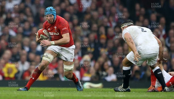 230219 - Wales v England - Guinness 6 Nations Championship - Justin Tipuric of Wales