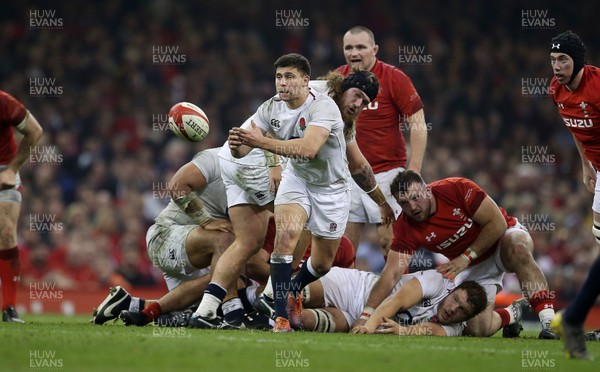 230219 - Wales v England - Guinness 6 Nations Championship - Ben Youngs of England