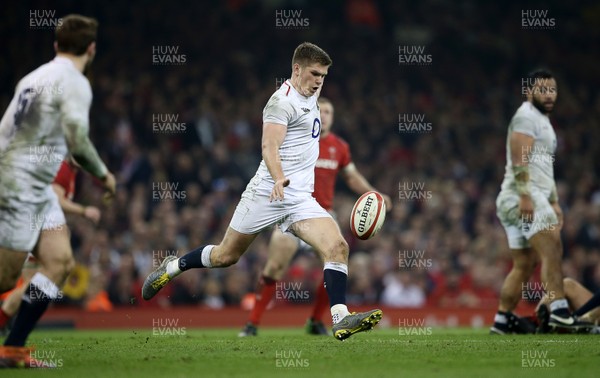 230219 - Wales v England - Guinness 6 Nations Championship - Owen Farrell of England