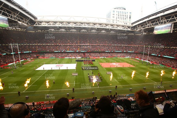 230219 - Wales v England -  Guinness 6 Nations -  General view of Principality Stadium before kick off