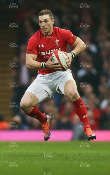 230219 - Wales v England, Guinness Six Nations Championship - George North of Wales