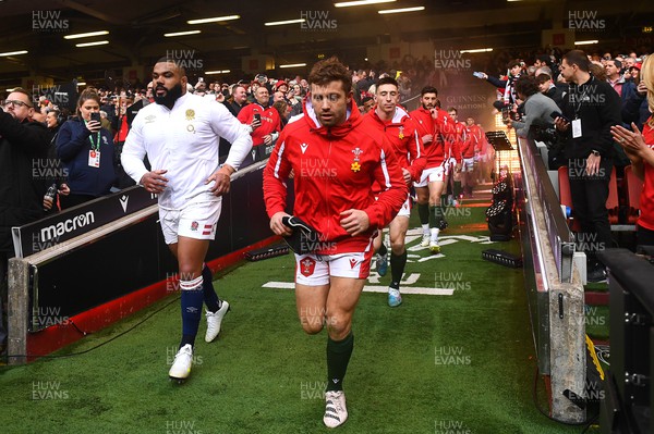 250223 - Wales v England - Guinness Six Nations 2023 - Leigh Halfpenny of Wales