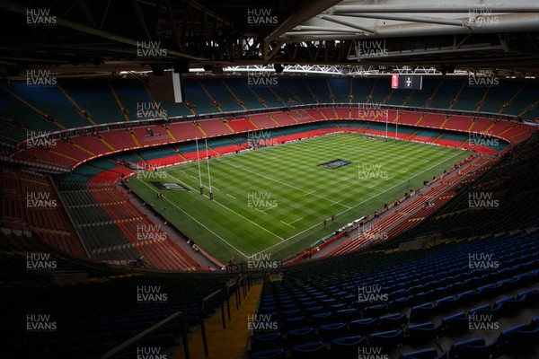 250223 - Wales v England - Guinness Six Nations - General view inside Principality Stadium