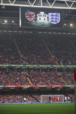 26.03.11 - Wales v England, UEFA Euro 2012 Qualifier -  General view of the Millennium Stadium during the match 