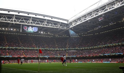 26.03.11 - Wales v England, UEFA Euro 2012 Qualifier -  General view of the Millennium Stadium during the match 