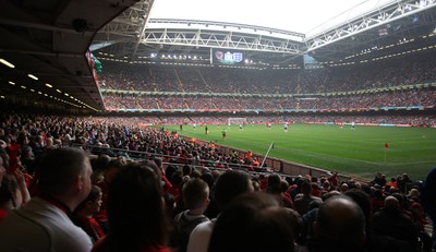 26.03.11 - Wales v England, UEFA Euro 2012 Qualifier -  General view of the Millennium Stadium during the match 