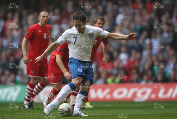 26.03.11 - Wales v England, UEFA Euro 2012 Qualifier -  Frank Lampard scores goal from the penalty spot 
