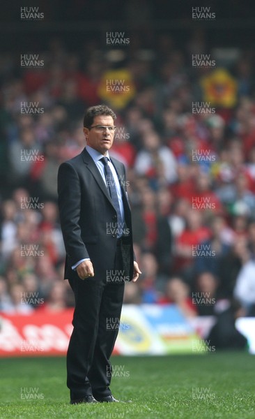 26.03.11 - Wales v England, UEFA Euro 2012 Qualifier -  England manager Fabio Capello during the match 