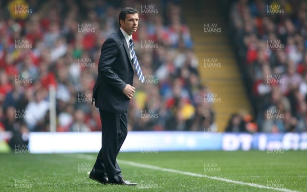26.03.11 - Wales v England, UEFA Euro 2012 Qualifier -  Wales manager Gary Speed during the match 