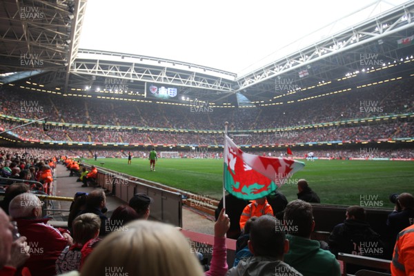 26.03.11 - Wales v England, UEFA Euro 2012 Qualifier -  General view of the Millennium Stadium during the match 