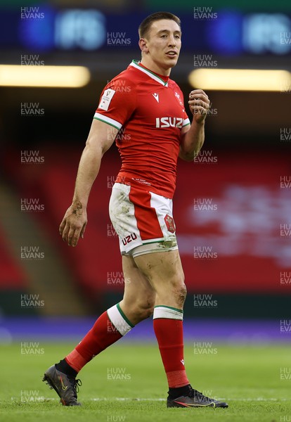 270221 - Wales v England - Guinness 6 Nations - Josh Adams of Wales