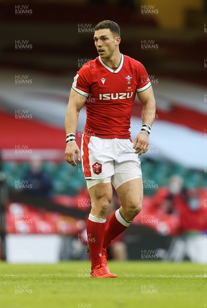 270221 - Wales v England, Guinness 2021 Six Nations Championship - George North of Wales