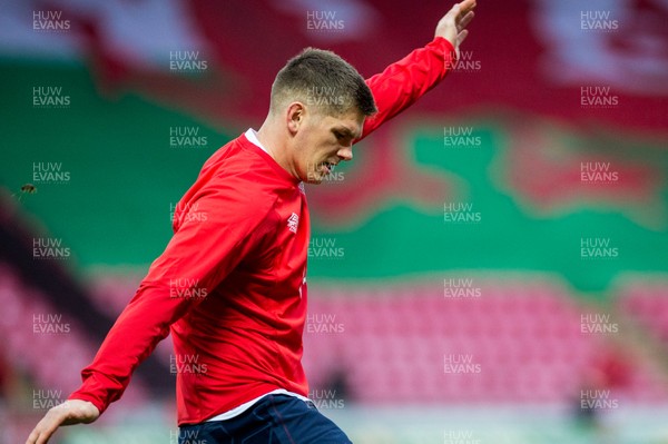 281120 - Wales v England - Autumn Nations Cup 2020 - Owen Farrell of England ahead of the game 
