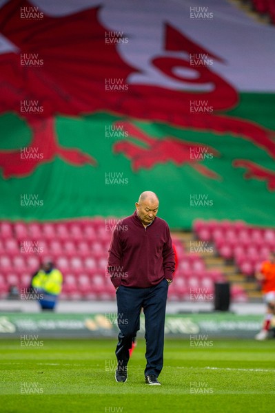 281120 - Wales v England - Autumn Nations Cup 2020 - England Head Coach Eddie Jones 