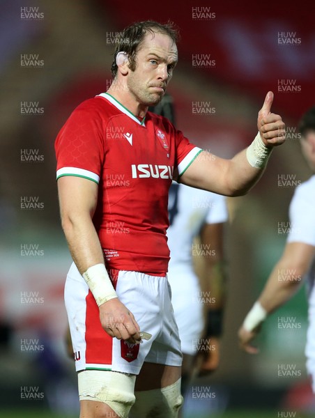 281120 - Wales v England - Autumn Nations Cup 2020 - Alun Wyn Jones of Wales