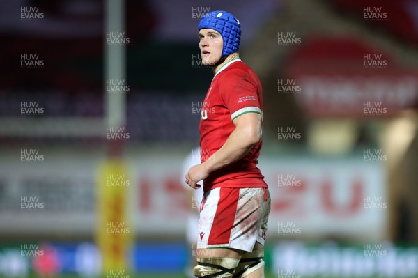 281120 - Wales v England - Autumn Nations Cup 2020 - Shane Lewis-Hughes of Wales