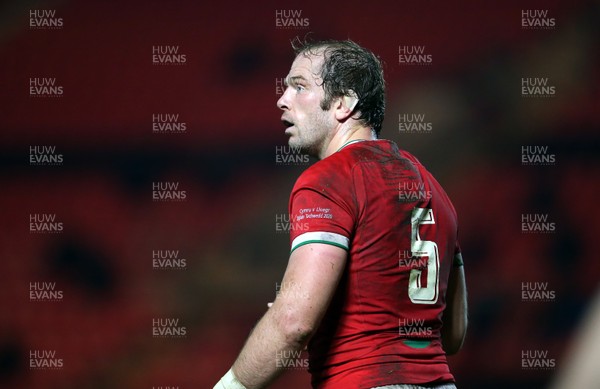 281120 - Wales v England - Autumn Nations Cup 2020 - Alun Wyn Jones of Wales