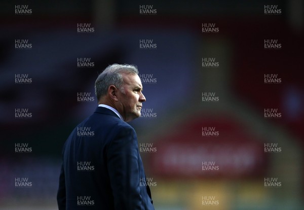 281120 - Wales v England - Autumn Nations Cup 2020 - Wales Head Coach Wayne Pivac
